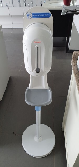 Máy xịt cồn cảm ứng chân đứng inox Atmor AT110A