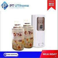 Máy xịt nước hoa tự động MD5 + 2 Bình thơm phòng Hàn Quốc PT UTIHOME