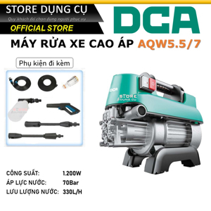 Máy xịt rửa 1200W DCA AQW5.5/7
