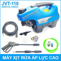 Máy xịt rửa áp lực cao 220V 2000W 110Bar 6L JV-TECH JVT-110 có chỉnh áp