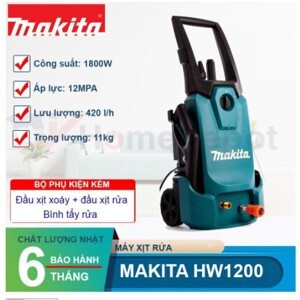 Máy xịt rửa áp lực Makita HW1200