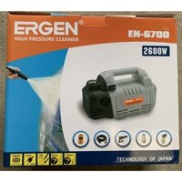 Máy xịt rửa xe áp lực cao ERGEN 6700 - 2600W- BẢO HÀNH CHÍNH HÃNG