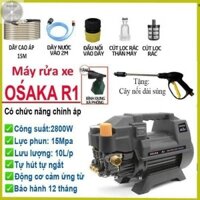 May xit rua xe cao ap, Máy bơm rửa xe mini gia đình, máy rửa xe cao áp công suất mạnh 2800W officially