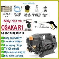 May xit rua xe cao ap, Máy bơm rửa xe mini gia đình, máy rửa xe cao áp công suất mạnh 2800W miền bắc