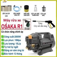 May xit rua xe cao áp , Máy bơm rửa xe mini gia đình, máy rửa xe cao áp công suất mạnh 2800W, Thế giới máy móc vn