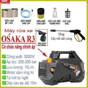 Máy xịt rửa xe chỉnh áp Osaka R3