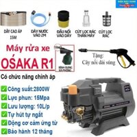 Máy xịt rửa xe chỉnh áp Osaka R1 2800W - Tặng béc xịt rửa máy lạnh, điều hòa ĐIỆN MÁY XANH