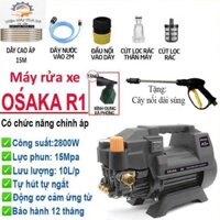 Máy xịt rửa xe chỉnh áp Osaka R1 2800W - Tặng béc xịt rửa máy lạnh, điều hòa điện máy thủ đô