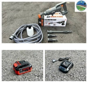 Máy xịt rửa xe dùng pin Dekton M21-SRX775 - 21V