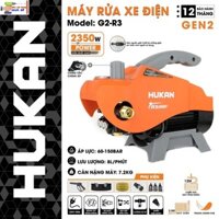 Máy xịt rửa xe Hukan Gen2 G2-R3, Công suất 2350W, Có chỉnh áp - Công tắc chống giật - dây đồng Máy xây dựng giá sĩ