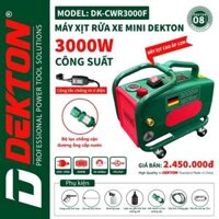 Máy Xịt Rửa Xe Mini Dekton DK-CWR3000F