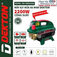 Máy Xịt Rửa Xe Mini Dekton DK-CWR2200A - Công Suất 2200W - Motor 100% Dây Đồng - Bảo Hành 12 Tháng