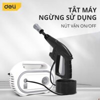 Máy Xịt Rửa Xe Mini Deli Cao Áp, Cầm Tay Tiện Lợi, Nhỏ Gọn - BH 36 Tháng - Tiết Kiệm Điện Năng, Phun Xịt Rửa Đa Năng