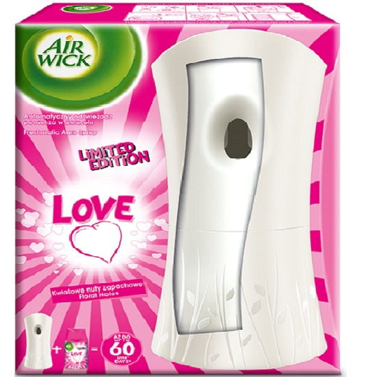 Máy xịt thơm phòng tự động Airwick AWK0331 Love - 250ml (Hương tình yêu)