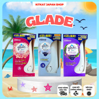 Máy xịt thơm phòng tự động Glade mẫu mới , 9 mùi lõi thay thế 269ml_Nội địa Nhật Bản
