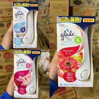 Máy xịt thơm phòng tự động Glade mẫu mới , 9 mùi lõi thay thế 269ml_Nội địa Nhật