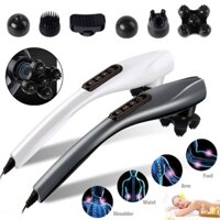 Máy Xoa Bóp Không Dây YT-1706AL, rung mạnh, bền bỉ, giảm đau nhức, Tặng 6 đầu massage toàn thân đa năng