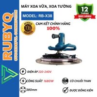 Máy xoa vữa, máy trát tường, máy xoa tường chính hãng RUBYQ công suất 1680W, lõi đồng 100% RB-X38