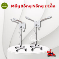 Máy xông hơi 2 cần nóng lạnh có đèn Ozone khử khuẩn | Máy xông mặt nóng lạnh 2 càng