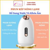 Máy Xông Hơi Da Mặt Nano Mini Phun Kép Nóng Lạnh Làm Sạch Sâu Dưỡng Ẩm Se Khít Lỗ Chân Lông SPA Tại Nhà  – TCMarts