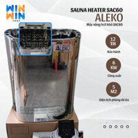 Máy xông hơi khô Aleko SAC60 Phần Lan 6KW Chất liệu Inox