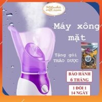 Máy xông hơi mặt mini tại nhà mini, Máy xông mặt mũi họng mini thảo dược hoa quả nóng xông mũi thông minh hơi nước