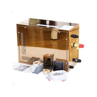 Máy xông hơi ướt ALEKO công suất 9KW vỏ Inox vàng Gold - Điều khiển cảm ứng xả cặn tự động