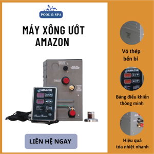 Máy xông hơi ướt Amazon AR-12C - 12.0 KW, van xả cơ