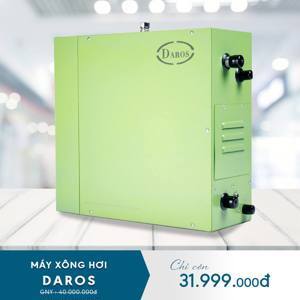 Máy xông hơi ướt Daros DR-06KEY xả tự động
