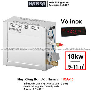 Máy xông hơi ướt Hamsa HGA-18