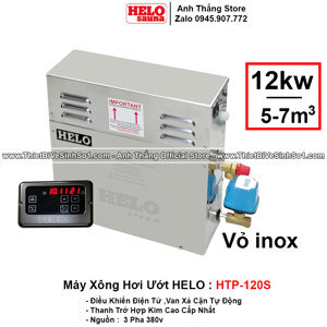 Máy xông hơi ướt Helo 12kw