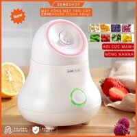 Máy xông mặt hoa quả trái bầu ZONEHOUSE, phun hơi nóng xông tinh dầu xả chanh, xông mũi, máy làm nóng nhanh [ZONESHOP] p