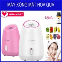 May Xong Mat, Máy Xông Hơi Mặt Mini Cầm Tay. Giúp thông thoáng lỗ chân lông, bài tiết các độc tố trong da