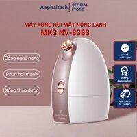 Máy Xông Mặt Nóng Lạnh, Xông Hơi Mặt Mini Cao Cấp MKS Có Ngăn Chứa Thảo Dược