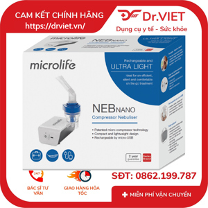 Máy xông mũi họng Microlife Neb Nano