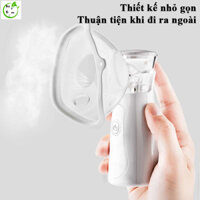 Máy Xông Mũi Họng Nebulizer Cao Cấp Cho Bé Công Nghệ Nhật Bản - Máy Khí Dung Xông Mũi Họng Cầm Tay Giúp Vệ Sinh Mũi Họng