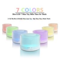 MÁY XÔNG TINH DẦU AROMA DIFFUSER với công nghệ đầu phun sương nano, tích hợp chế độ đèn led 7 màu tuỳ ý thay đổi