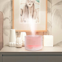 Máy xông tinh dầu AROMA DIFFUSER 500ml có remote - Công nghệ phun sương hiện đai đi kèm 7 chế độ đèn LED