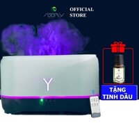 Máy xông tinh dầu chữ Y hiệu ứng đèn led ngọn lửa 7 màu dung tích 200ml tặng 1 tinh dầu