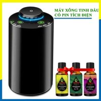Máy Xông Tinh Dầu Có Pin Tích Điện, Máy Khuếch Tán Tinh Dầu Trực Tiếp Không Dùng Nước, Chuyên Dụng Cho ô tô và Gia Đình