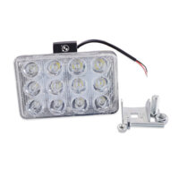 Máy xúc 24V Đèn loạn thị siêu sáng Thích hợp cho động cơ Xe nông nghiệp Đèn pha LED vuông 12 hạt Dày 36W