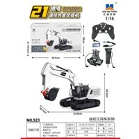 MÁY XÚC ĐIỀU KHIỂN TỪ XA 21 KÊNH HUINA 523