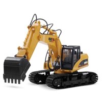 Máy xúc Huina 550 điều khiển từ xa có phun khói