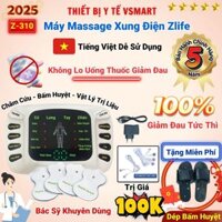 Máy xung điện toàn thân cao cấp YTK 309B, Máy massage xung điện châm cứu giảm đau 8 chế độ massage, 15 cấp cường độ