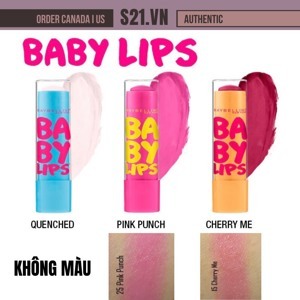 Son dưỡng Maybelline Baby Lips Moisturizing Lip Balm