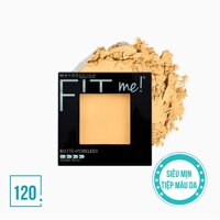 Maybelline New York Phấn Nền Maybelline New York Fit Me Matte & Poreless Powder 8,5g.#120 Classic Ivory