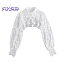 Mayshow Cổ Giả, Khăn Choàng Chống Nắng Hoa Voan, Áo Khoác Ren Đẹp Rời Top Nữ