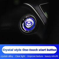 MAZDA Vòng Trang Trí Nút Khởi Động Xe Hơi Mazda3 Mazda5 Mazda6 CX3 CX5 CX8 CX30 RX7 RX8