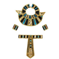 Mbx Mbx Ai Cập Pharaoh Linh Mục Cosplay Trang Phục Phụ Kiện Cleopatra Nữ Hoàng Cổ Dây Đeo Cổ Tay Bộ Dành Cho Nam Nữ