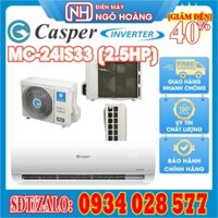 MC-24IS33 Máy lạnh Casper Inverter 2.5 HP MC-24IS33